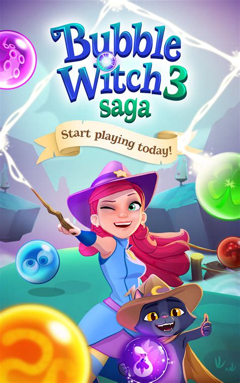 Get Your Bubble Witch Fix: Download Bubble Witch Saga on Android